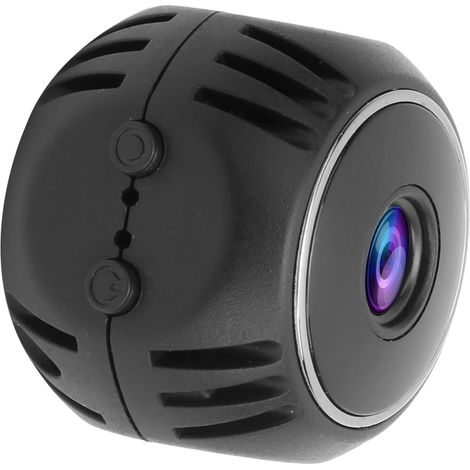 Mini caméra Wi-Fi 1080p avec télécommande, détecteur de mouvement PIR, enregistrement photo et vidéo, vision nocturne pour la surveillance de votre domicile