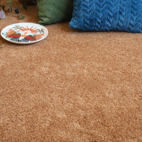 Moquette velours Re-life - Rouille terracotta - Rouleau de 4m x 3m