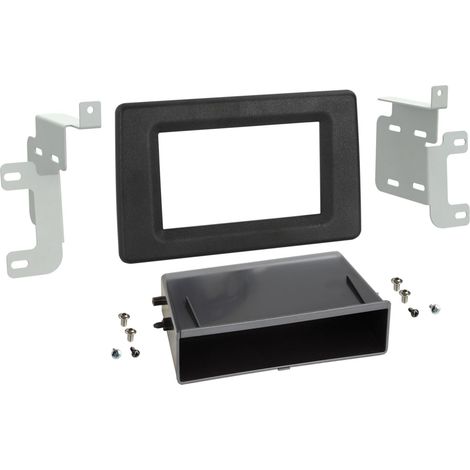 Plaque de support autoradio 2Din avec rangement pour Opel Movano Renault Master