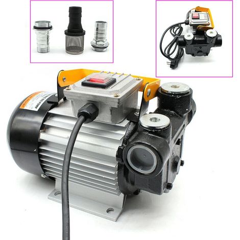 60L/min 550W Heizölpumpe Dieselpumpe Selbstansaugend 230V Pumpe Ölabsaugpumpe