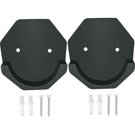 Supports de tringle de douche adhésifs imperméables pour mur Charge maximale de 22,7 kg, support de tige de douche Support de tige de douche sans glissement, lot de 2 (tige non incluse) (1/5)