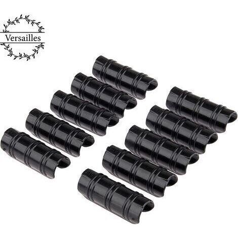 Pair Clips de serre, 20pcs 20mm Versailles Clips de tuyau pour fixer les couvertures aux serres de jardin, films, plantes