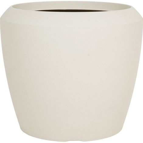 Plant Pot Off-White Polyresin 56x51 cm Indoor Outdoor MYCENA (1/5)