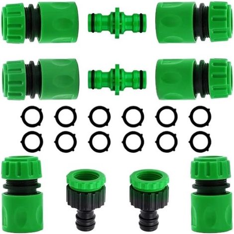 Raccord rapide pour nettoyeur haute pression – Adaptateur universel – Kit de connexion – Tuyau d'arrosage (1/5)