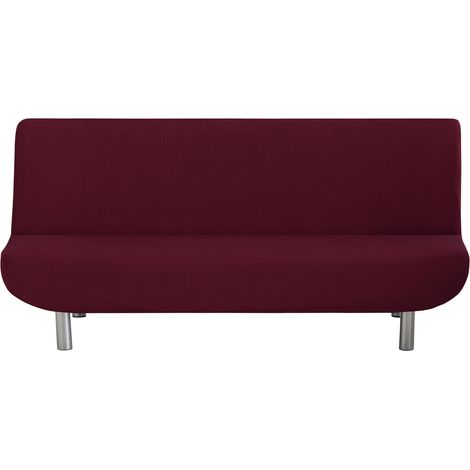 Eysa Italia Ulises Copridivano Elastico Clic Clac, Poliestere-Cotone, Rosso, 180 a 200 cm/3 posti (1/2)