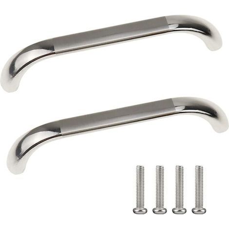10 maniglie per ante di armadi da 96 mm con foro centrale per cucina, camera da letto, guardaroba (1/5)