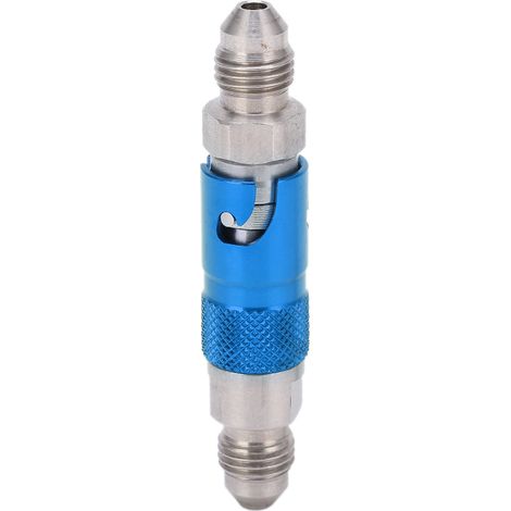 Adaptateur de raccord rapide pour conduite de liquide de frein de moto, en acier inoxydable, universel bleu (1/5)