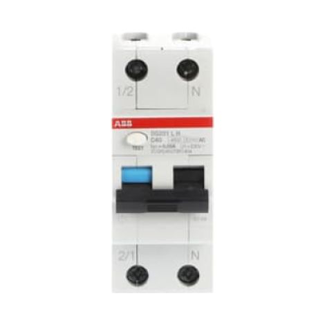 Interruttore magnetotermico differenziale ABB 16A salvavita DS201LHC16AC30 (1/3)