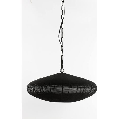 Light & Living - lampada a sospensione - Bahoto - nero - metallo (1/4)