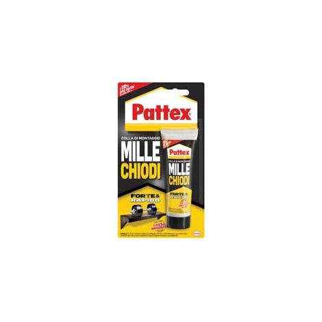 PATTEX MILLECHIODI FORTE E RAPIDO IN TUBETTO PER INTERNI- - gr.100 - 4 blister HENKEL
