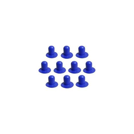 Lot de 10 Bouchons de Bouchon de Piscine étendus, Bouchon Pompe Filtre Bestway Lay Z Spa Filtre Lay Z Spa Filtre de Piscine de Rechange Compatible avec Pool (Bleu, étendu) (1/4)