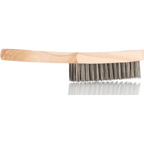 Brosse métallique RS PRO en Acier 150mm Beige, Marron 4 Rangs ( Prix pour 1 ) (1/2)