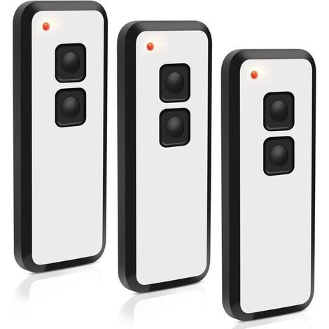 Novoferm 3er-Pack Handsender 433,92 MHz für Garagentore Novotron 522, 524, 502 MAX43-2, 512 Mix 43-2, 2-Kanal (1/4)