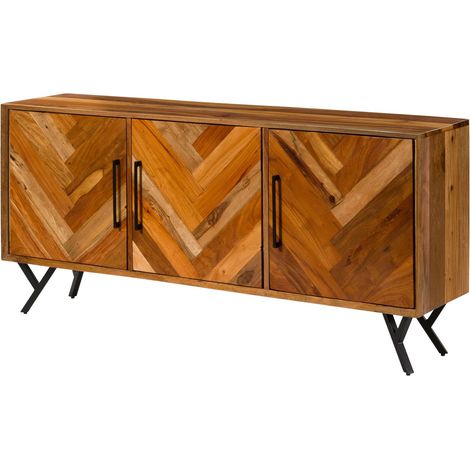 Sideboard Altholz 180x40x81 natur lackiert AVIGNON 135