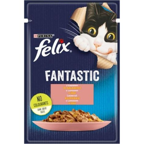 FELIX FANTASTIC CAT FOOD SALMONE 85G