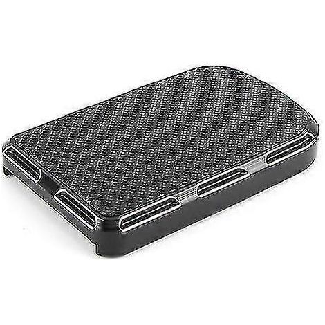 Repose-pieds et pédale de frein noirs/chromés pour moto Harley Softail Touring, CVO Electra Glide, Dyna, Fat Boy (1/5)