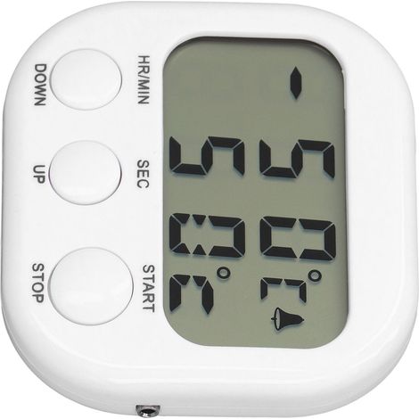 Lebensmittel-Einstichthermometer 2 in 1 Digitales Fleischthermometer für Smoker, Grill, Küche und Backofen (1/5)