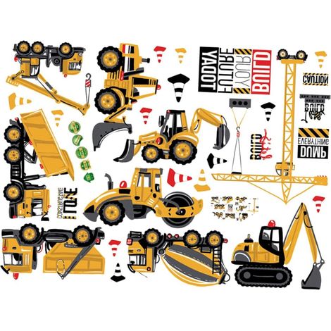 5pièces Stickers Muraux De Pour Chambre Garçon Fille Autocollants Amovibles Pour Décoration Intérieure Lot (1/5)