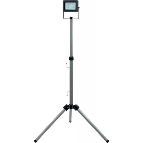 Lampe de travail LED Flare 10W trépied argent-anthracite (Par 2)
