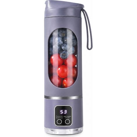 Blender Portable Rechargeable Violet 7,4 V, Gobelet à Jus pour Maison et Étudiants (1/5)