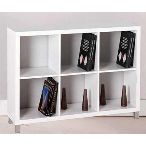 Estantería kubox 3x2 acabado blanco, 83 cm(alto)111 cm(ancho)29 cm(fondo) (1/2)