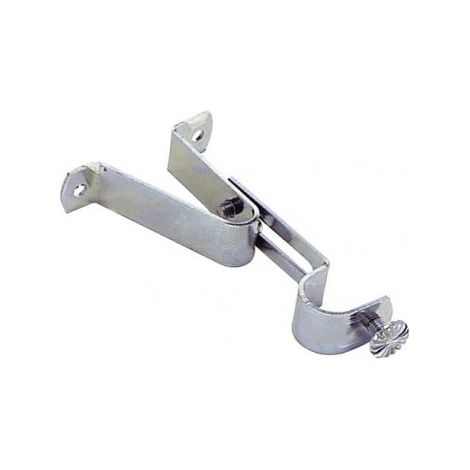 Support de Barre 16 mm.Ø Extensible Frontal Chrome