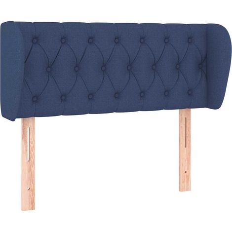 Maison Exclusive - Testiera ad Orecchio Blu 93x23x78/88 cm in Tessuto (1/5)