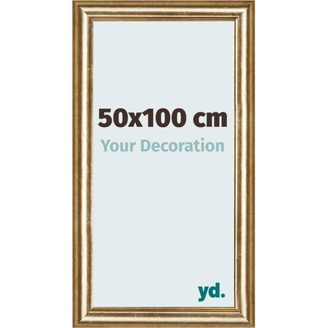yd. - Cadre photo 50x100 - Or Antique - MDF - Lazio
