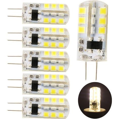 5 Pièce G4 LED lamp AC 220V 260 lumens 3W lampe base de broche lamp LED Remplace 25W lampe halogène Blanc chaud 3000K Parfait à la maison hôtel appareils électroménagers etc (1/5)