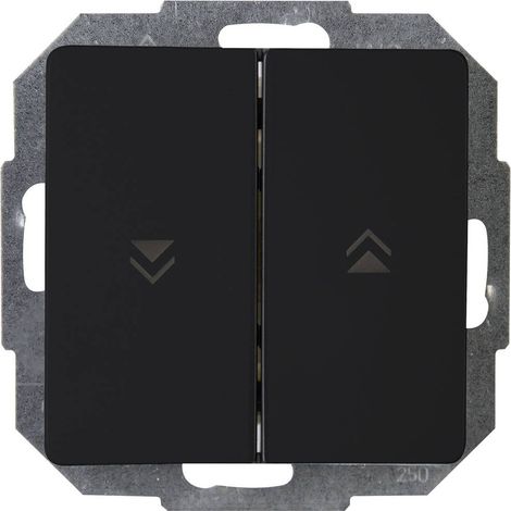 Kopp Frutto Attuatore di commutazione Paris Nero (opaco) 651550080 1 pz.