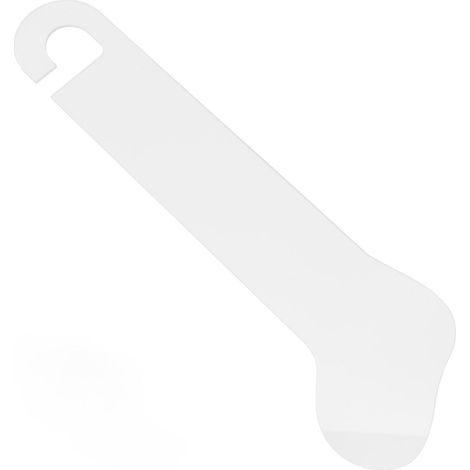 Ensemble de 3 présentoirs à chaussettes transparents en acrylique pour la vente au détail. (1/5)