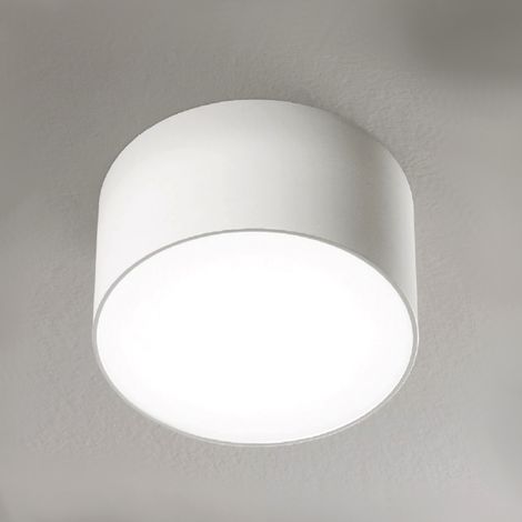 Plafoniera alluminio metacrilato gea led cloe 65 gpl240c led lampada soffitto bianco moderna ip20