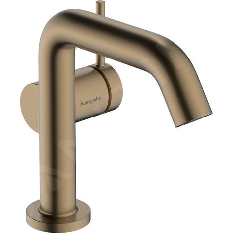 Hansgrohe – Mitigeur de lavabo CoolStart EcoSmart – Bronze brossé – Hauteur 161 mm – Longueur bec 130 mm – Montage monotrou – 73321140