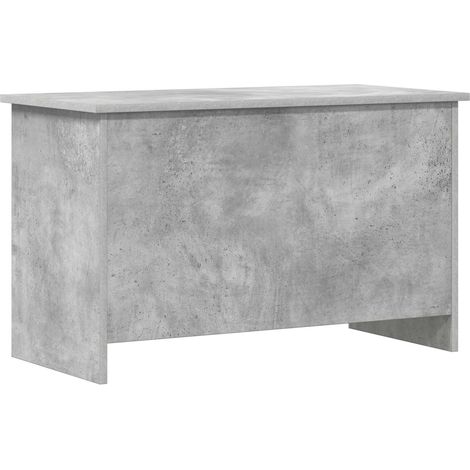 Baúl de almacenamiento Gris Hormigón 80 x 40 x 50 cm vidaXL