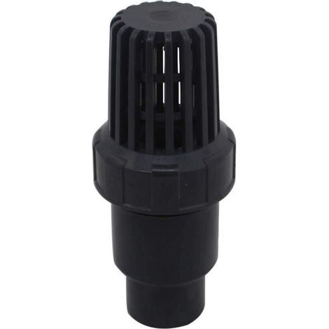 Fußventil, Rückschlagventil, Sauganschluss 20 25 32 40 50 63 75 90 mm, PVC-Sieb-Rückschlagventil für Schwimmbadpumpen (Innendurchmesser 25 mm)