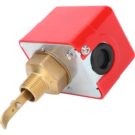 Interrupteur de débit en laiton HFS‑15, capteur haute sensibilité, raccord G1/2 pouce pour régulation de débit d'eau (1/5)