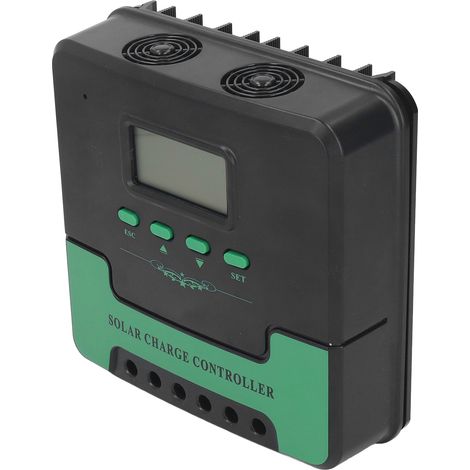 MPPT 30A 12V/24V Solarladeregler mit automatischer Erkennung, LCD-Anzeige, intelligentem Batterieregler, LED-Beleuchtung und optimierter Ladefunktion (1/5)