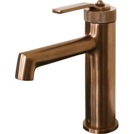 Essebagno Molette Miscelatore per lavabo basso in rame spazzolato