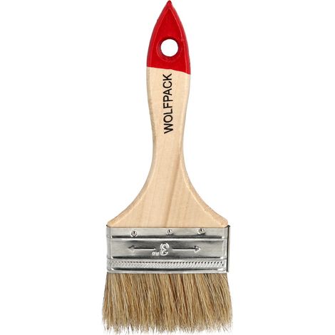 WOLFPACK LINEA PROFESIONAL - Paletina Brico Doble Cerda blanca Nº 27 (Ancho Cerda 76 mm.)