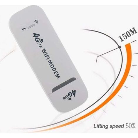 Routeur Wi-Fi 4G LTE, point d'accès sans fil portable avec emplacement pour carte SIM pour les voyages, adaptateur réseau mini modem Wi-Fi USB haut débit, accessoire domotique (1/5)