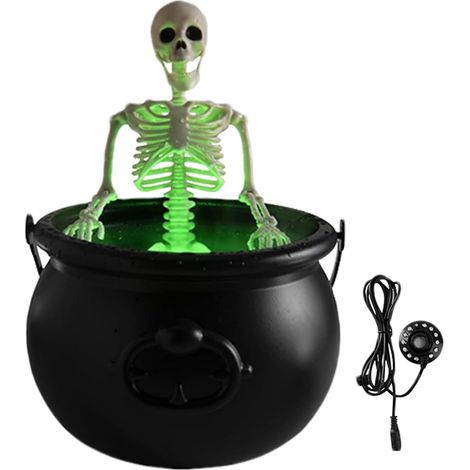 Halloween Skelett Dekoration Hexenkessel Dekoration mit