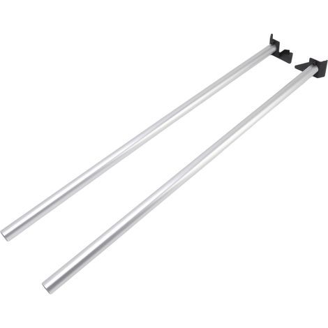 Kit de raccordement de gouttière pour serre, tuyau d'évacuation 82 cm, accessoire de descente pluviale, ensemble de 66 mm en argent. (1/5)