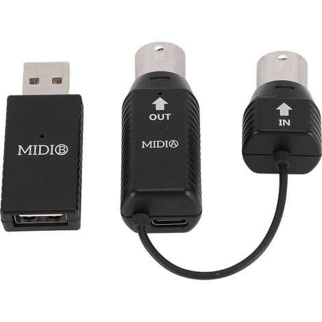 Adaptateur MIDI sans fil professionnel vers contrôleur MIDI USB pour piano numérique et clavier MIDI, compatible avec OS X et Windows XP. (1/5)