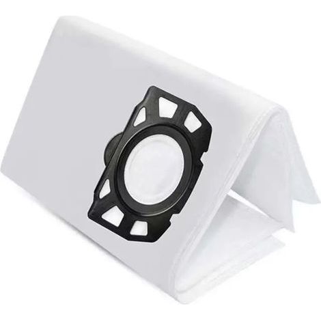 Paquete de 10 bolsas para aspiradora Kärcher WD4, WD5, WD6, MV4, MV5, MV6: microfibra de 5 capas, alta filtración (99,99 %), bolsas de vellón duraderas, compatibles con aspiradoras multiusos Kärcher. (1/5)
