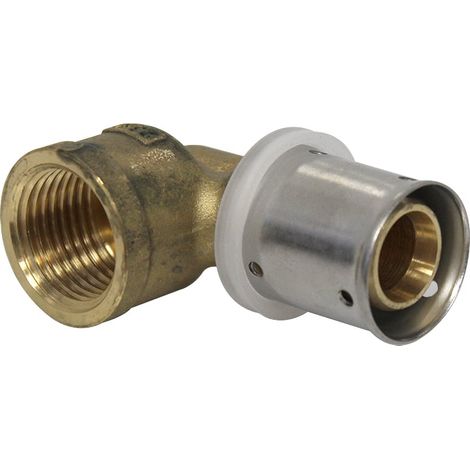 Raccord multicouche à sertir coude femelle (15/21) 1/2" - Ø20x2,0 - MULTIPEX (1/3)