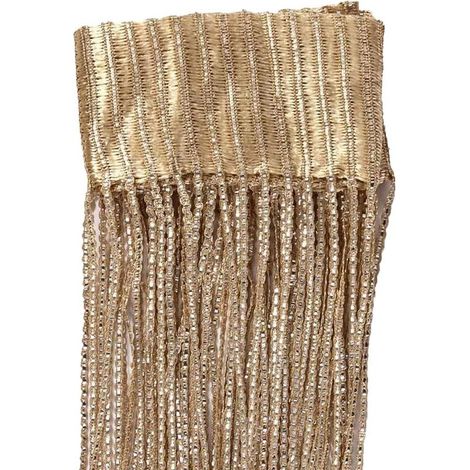 Rideau de porte à pompons en polyester – Dimensions 100 x 200 cm – Cloison décorative pour séparation d'espace – Idéal pour maison et événements (1/5)