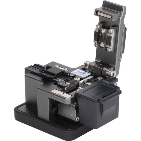 Outil de coupe de fibre optique de haute précision avec retour automatique et clé intégrée (gris) (1/5)