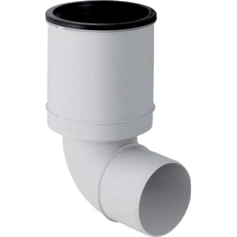 CURVA DI SCARICO WC A 87,5° SILENT-PP GEBERIT Bianca - Ø90 mm