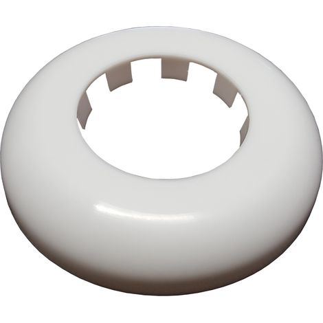 50mm Colonne rosette blanche couvercle rose pour tuyaux couvrant (1/2)