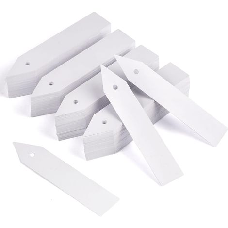 200 Pièces étiquettes en Plastique pour Plantes 10X2 cm Etiquette Jardin Exterieur Etiquette Semis, Classement des Fleurs en Pot et Plantes Vertes Etiquette Jardin (1/5)
